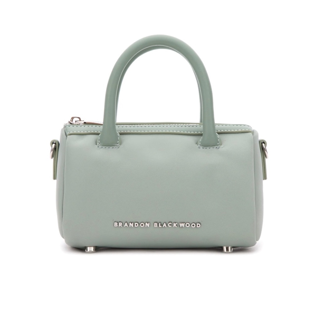 Brandon Blackwood Mini Cara Duffle Bag Muted Green